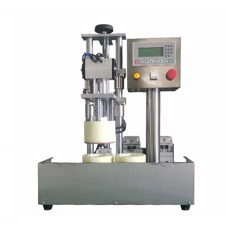 Automatic Glass Bottle Vacuum Capping Machine For Glass Jar