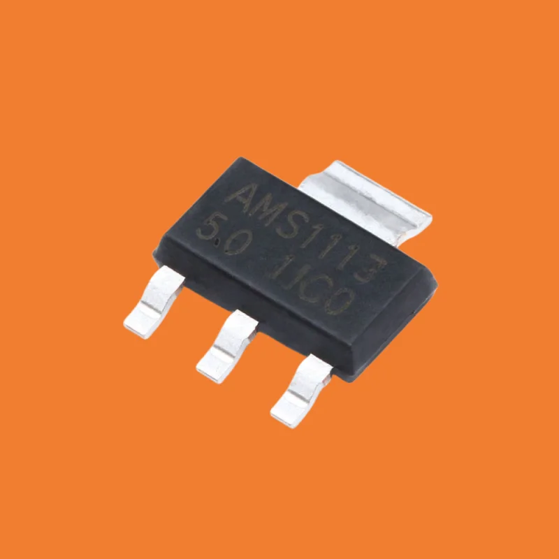 50pcs/Original genuine patch AMS1117-5.0 SOT-223 power supply step-down IC linear voltage regulator LDO chip