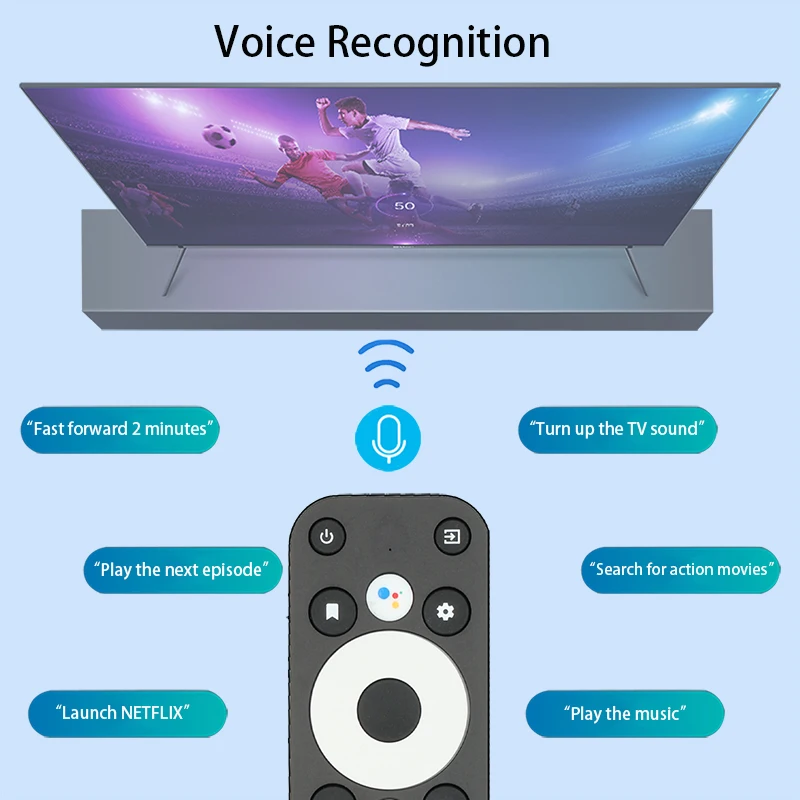 MECOOL KM2 Voice Remote Control For MECOOL Android 4K HDR Streaming Media Player Box TV Stick KM2, KM2 Plus, KM7 Plus, KD3