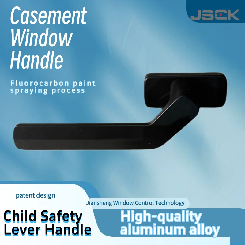 Tilt and Turn Window Handle, Espag Handle for Thermal Break Aluminum Casement Windows with Built-in Insect Screen, Left or Right