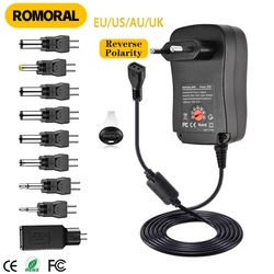 30W 3V do 12V 2A/2,5a AC/Adapter DC usa/ue/UK/AU regulowana moc adaptery USB uniwersalna ładowarka zasilacz odwracalna polaryzacja