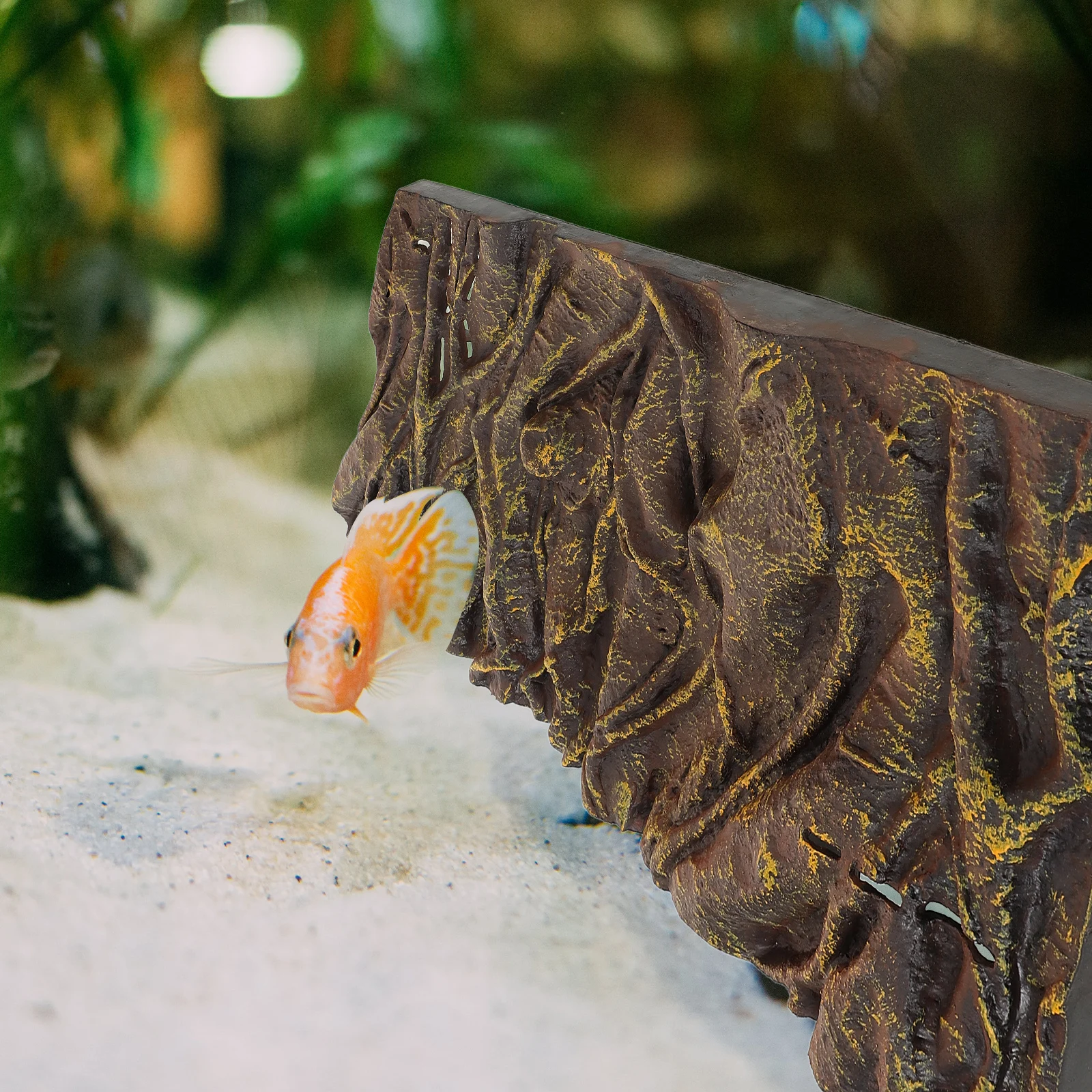 

3D Aquarium Background Board Imitation Bark For Fish Tank Decor Terrarium Landscape Reptile Tank Decorative Board Pet Habitat
