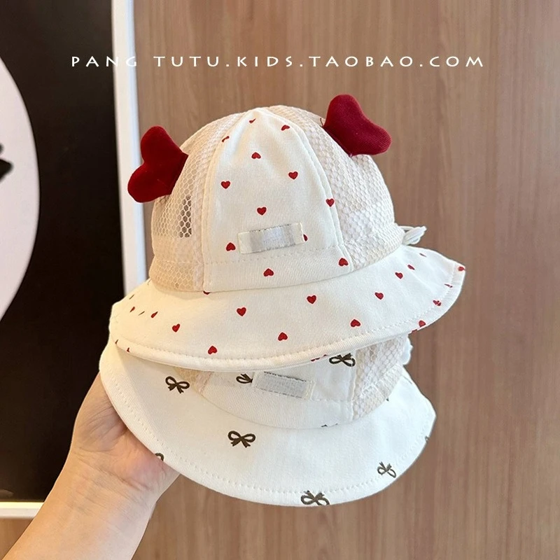 chapeu-de-balde-de-malha-para-bebe-fino-e-fofo-estilo-pescador-protecao-solar-para-meninas-de-1-a-3-anos