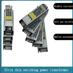 Ultra Thin Lighting Transformers 110V-220V to DC12V 24V 36V 48V 100W 200W 300W For CCTV LED Strip Adapter switching Power Supply