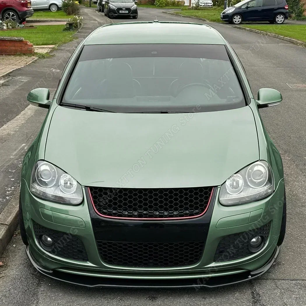 VW 골프 5 MK5 GTI 2006-2009 용 앞 범퍼 액세서리 디퓨저 스포일러 립 스플리터 가드 디플렉터 바디 키트 커버 튜닝 썸네일 3