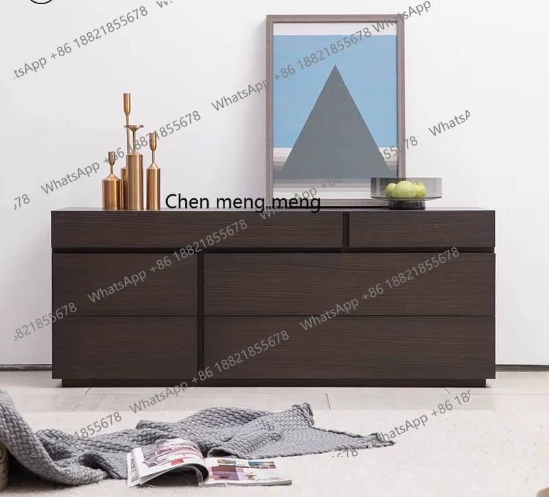 

Solid wood chest of drawers Storage cabinets living room bedroom entrance cabinets decorative cabinets