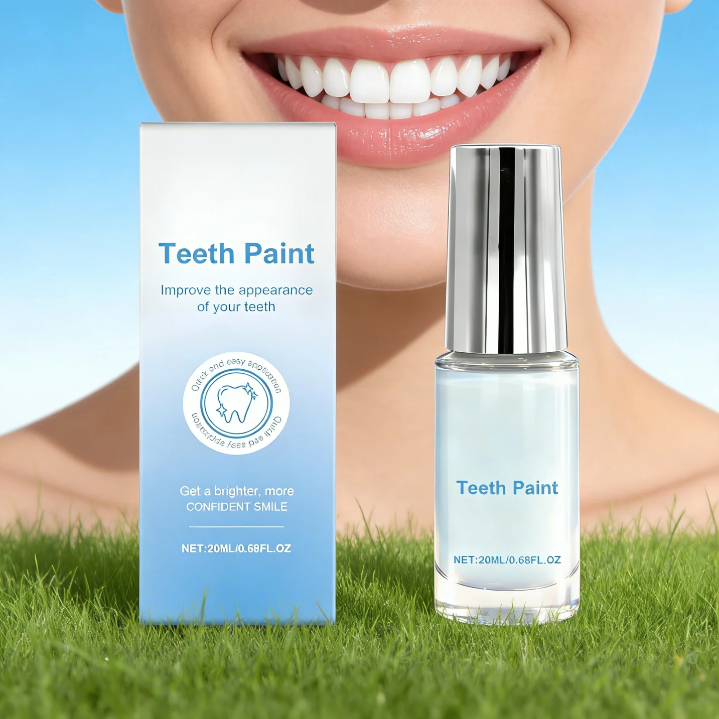 Instant Brighten Teeth Paint Remove Yellow Pigments Reduce Stains Quickly Tooth Whitening Enhance Teeth Beauty Oral Teeth Polish