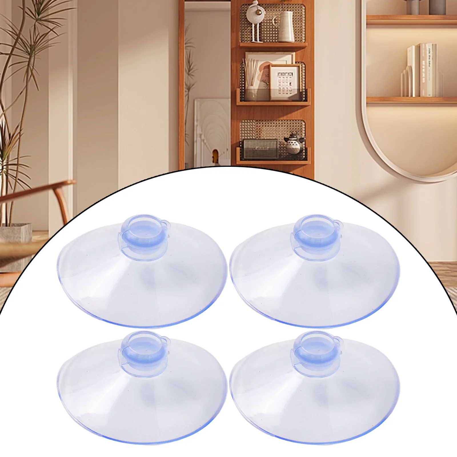 Round Suction Cup Strong Suckers Transparent Clear Convenient Hanger Kitchen PVC Removable Wall Hooks Brand New