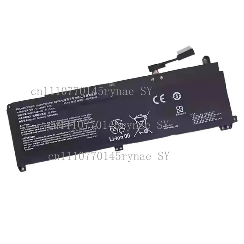 V150BAT-4-53 V150BAT-3-41 Laptop Battery for Hasee Z8 G8 DA5 DA7NP CV15S02 Z8-DA7NP DA7NT CV15S02 G8-DA7NT 53.35Wh/41Wh