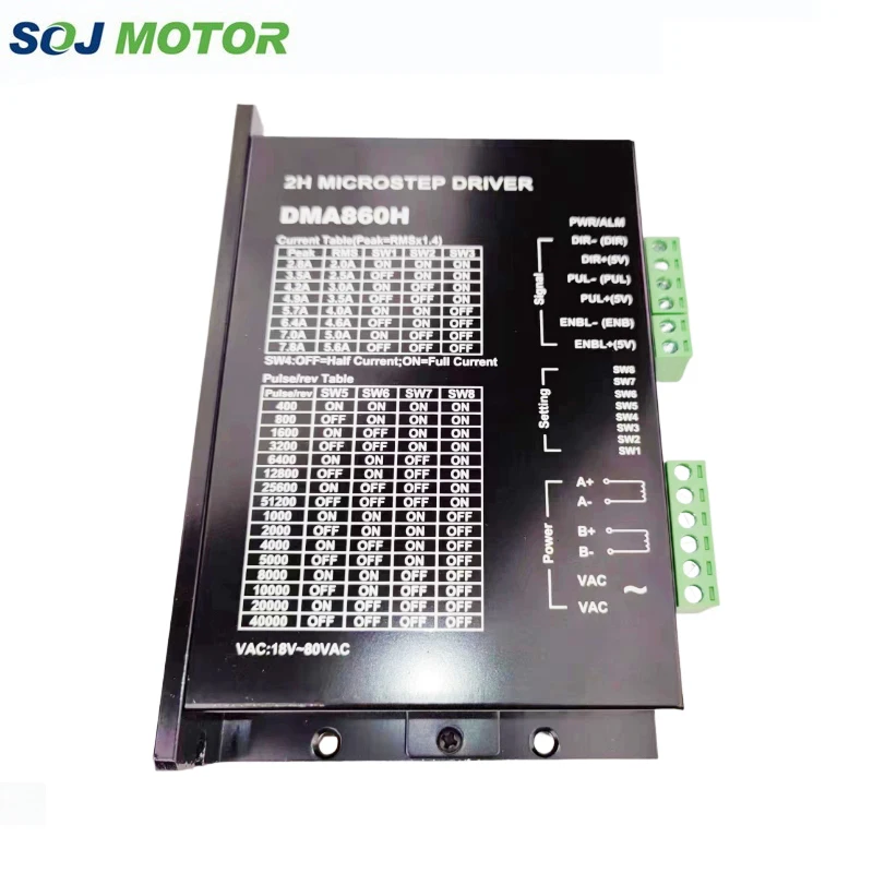Controlador de pasos en stock Controlador de motor paso a paso Nema 34 MA860