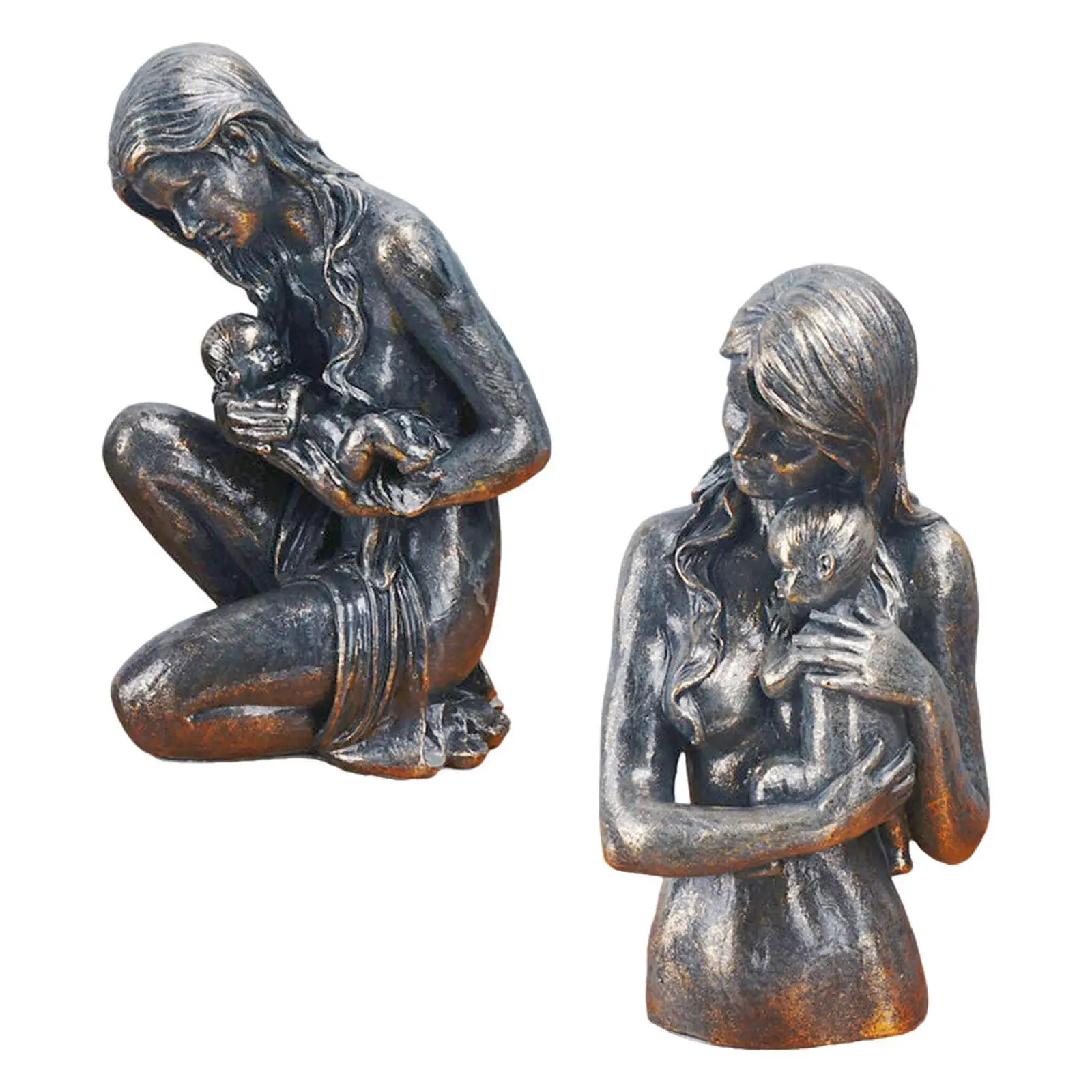 Collezione di statue dell'amore della madre Decorazione artigianale Figurina in resina Ornamento da tavolo per camino Scrivania per armadio da soggiorno interno