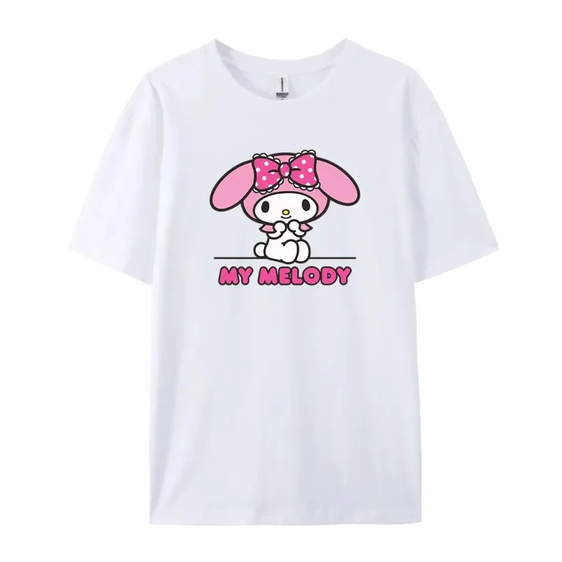 

Cotton Breathable Children's T-shirt Summer New Cute Melody Printed Parent Child Wear Men's and Women's Short Sleeves 2026