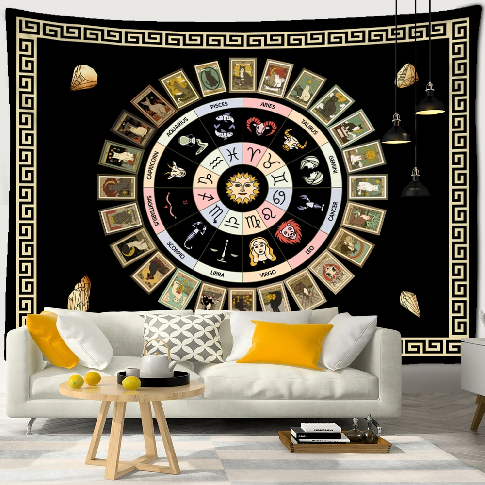 Mandala Tarot Tapestry Wall Ha - огляд і ціна Home Decor Hippie