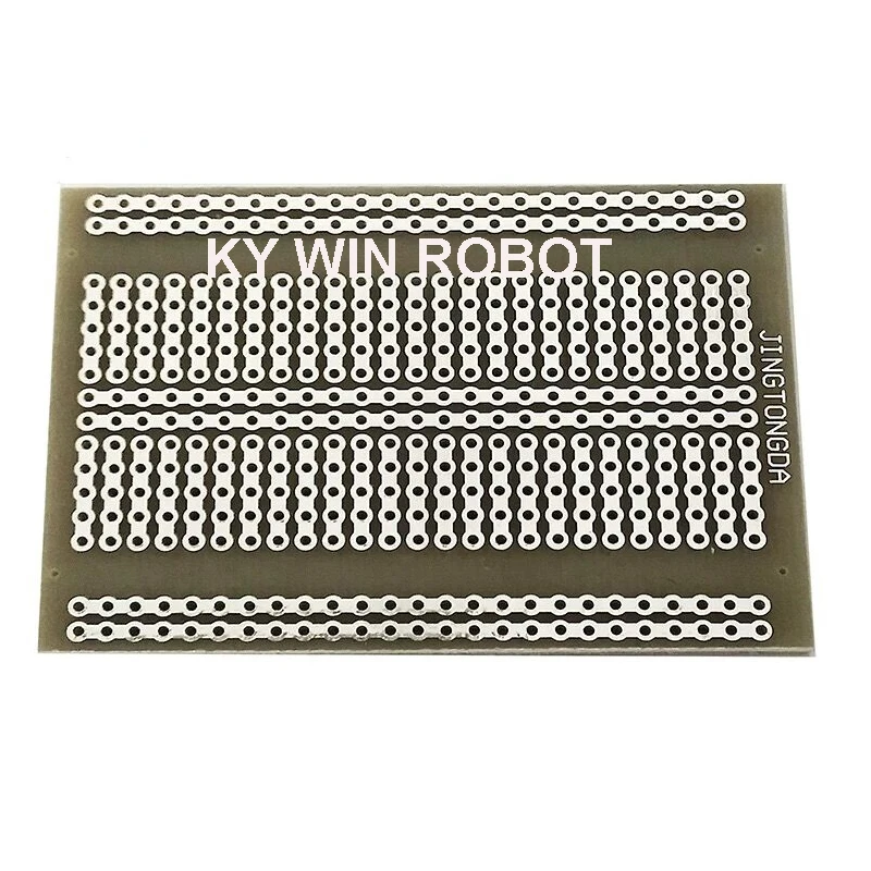 2PCS/LOTS Ultra High end 5 * 7CM Single sided Tin Spray 5-hole 1.6mm Thick 2.54mm Pitch Circuit Board Hole Board PCB