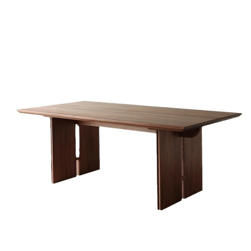 

Black walnut living room large desk workbench office home