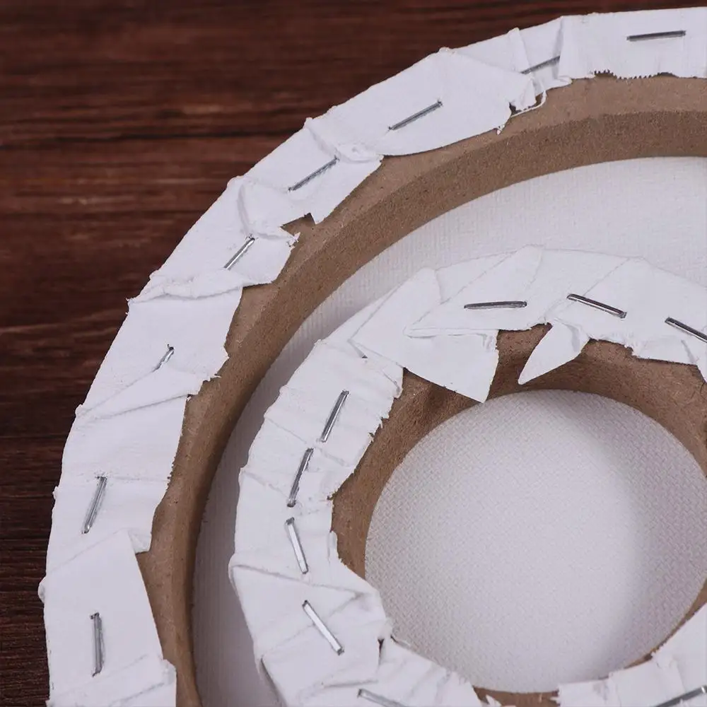 Tablero de dibujo redondo de varios tamaños para artista pintor, pintura al óleo de madera, tablero de pintura, marco de imagen circular en lienzo