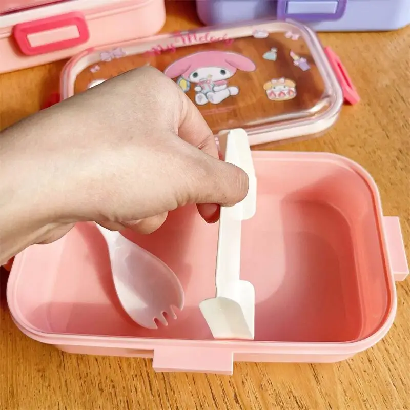Sanrio Hello Kitty Lunch Box Food Storage Container Cute Cartoon Lunch Box Seal Prevent Overflow Lunch Box To Bring Food Hot