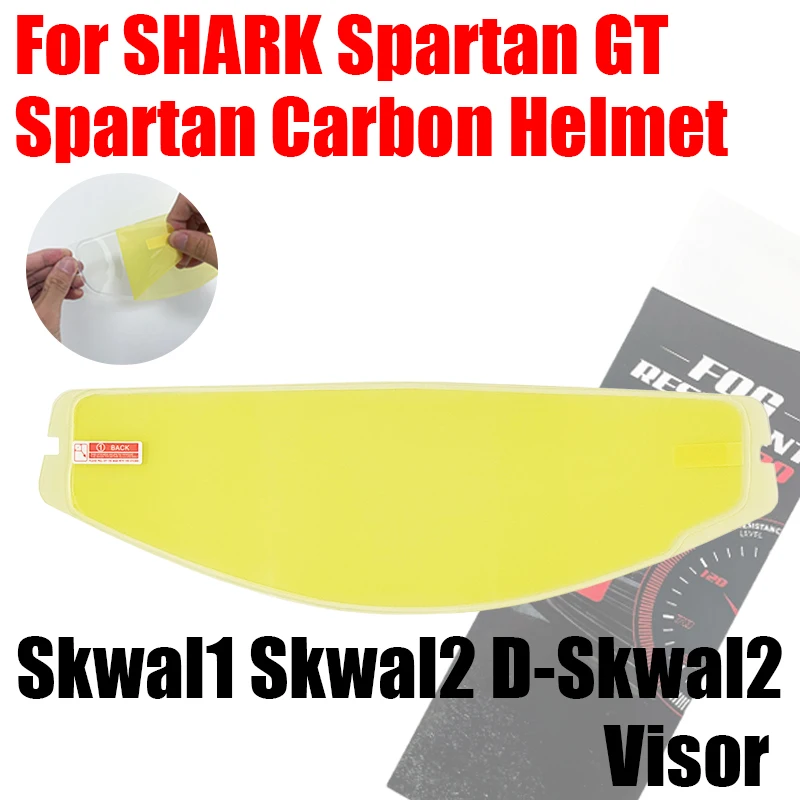 Anti Fog Film for SHARK SPARTAN GT/ GT PRO / SPARTAN RS/Skwal1/Skwal2/D-Skwal2 Motorcycle Accessories