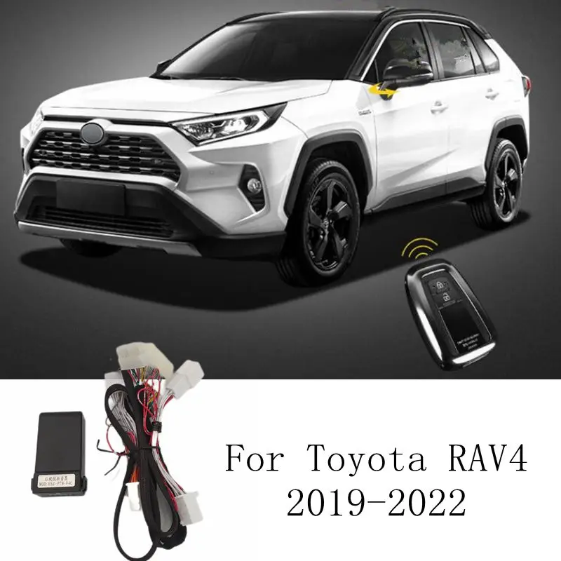 Car Side Auto Rear Mirror Folding System Module For Toyota RAV4 2020-2022 Plug and Play