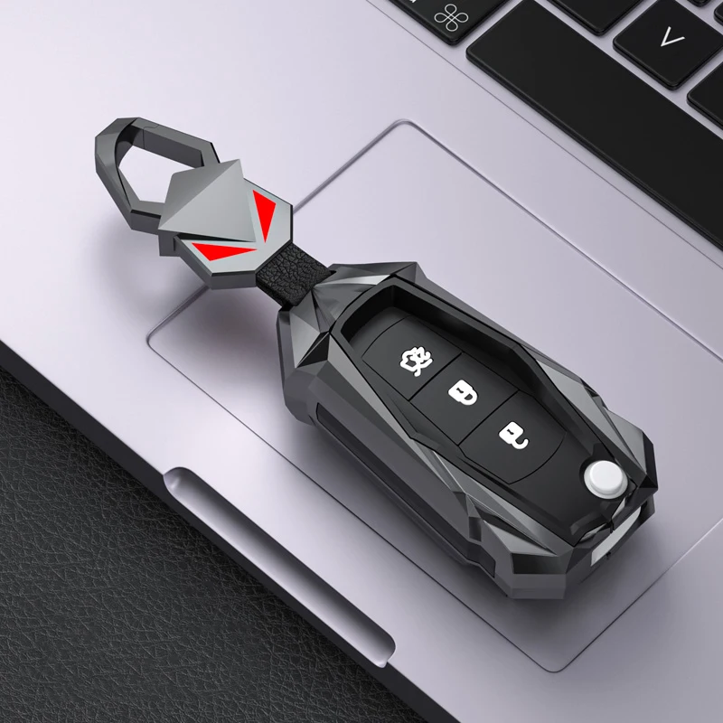 Zinc Alloy Car Smart Key Case Cover Shell For Ford Figo 2017 Mondeo 5 Ecosport Fiesta Mk8 Everest Ranger Fusion Kuga Escort F150