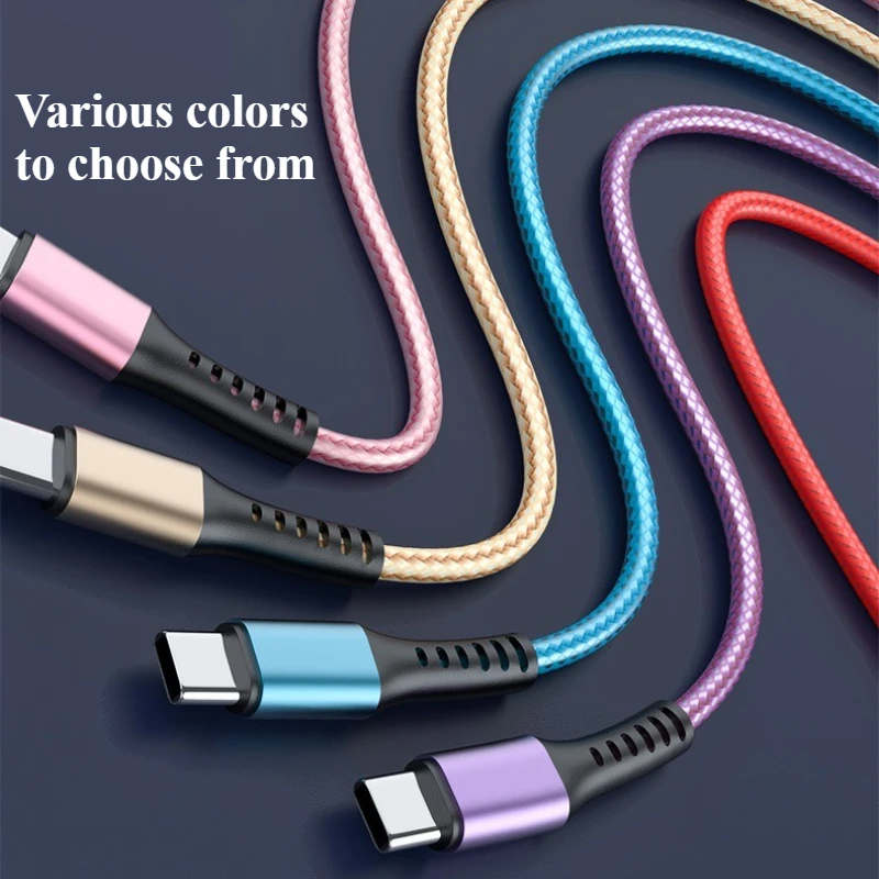 Удлиненный сетевой хвост USB-C, кабель для быстрой зарядки мобильного телефона, подходит для Apple Samsung Xiaomi Micro, кабель для быстрой зарядки