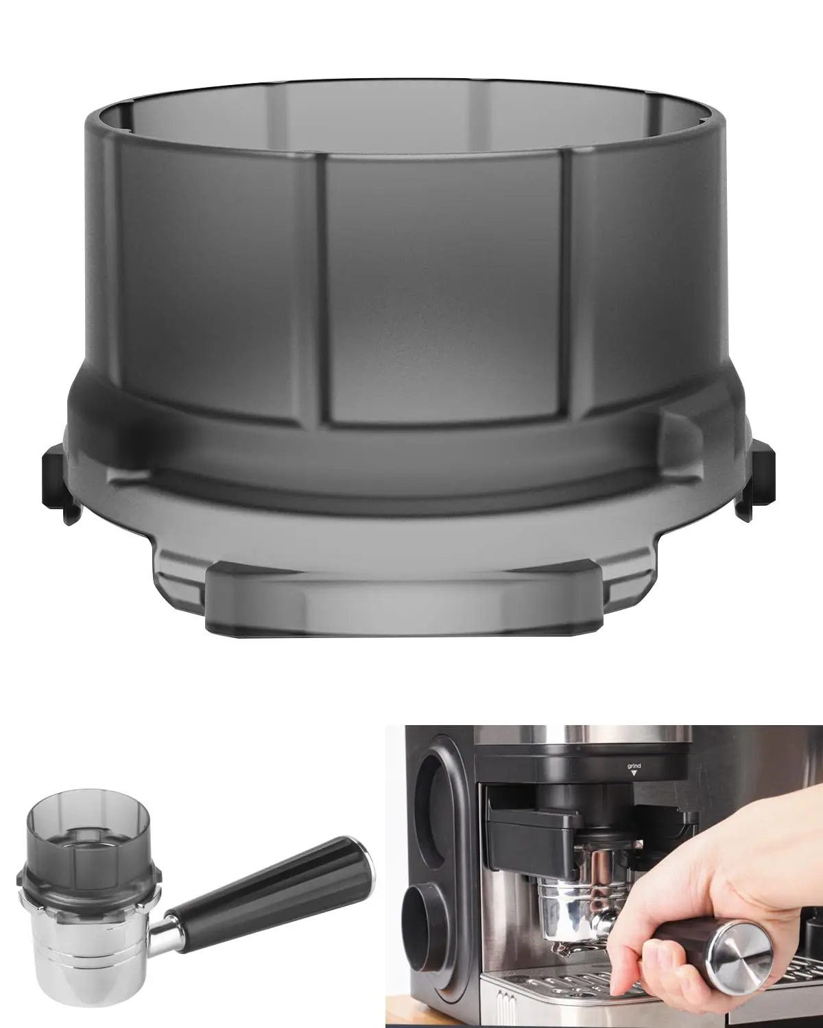 

Portafilter Funnel for Ninja Espresso Machine ES601 Espresso Funnel for Precise Tamping Luxe Café Premier Series