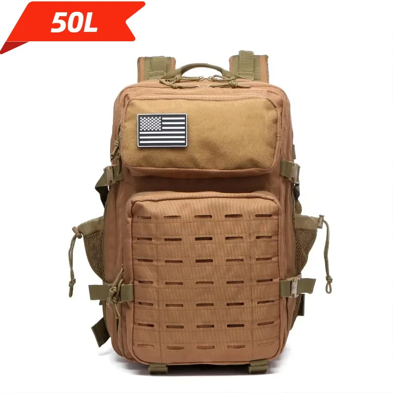 25L/50L taktische Rucksack Tasche Jagd Molle Rucksack Fitness studio für Männer edc Outdoor Wander rucksack Hexe 2 Flaschen halter