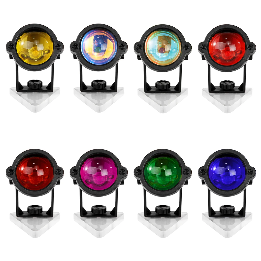 قوس قزح الغروب العارض جو ضوء الليل مقهى المنزل حائط الخلفية الديكور الملونة غروب الشمس مصباح لدروبشيب