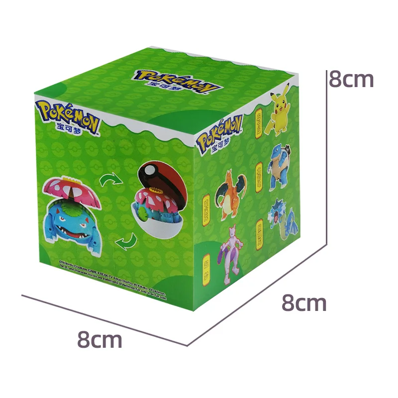 Pokemon Pokeball Figur Ball Pikachu Charizard Mewtwo Mew Eevee Gengar Lapras Blastoise Venusaur Gyarados Lernspielzeug Kinder – Detail 4