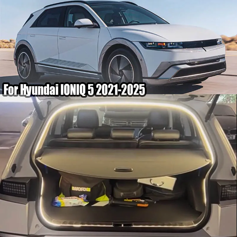 

Для Hyundai IONIQ 5 5N 2021 2022 2023 2024 2025 Внешний свет багажника автомобиля, светодиодное освещение, течет, полный круглый дизайн