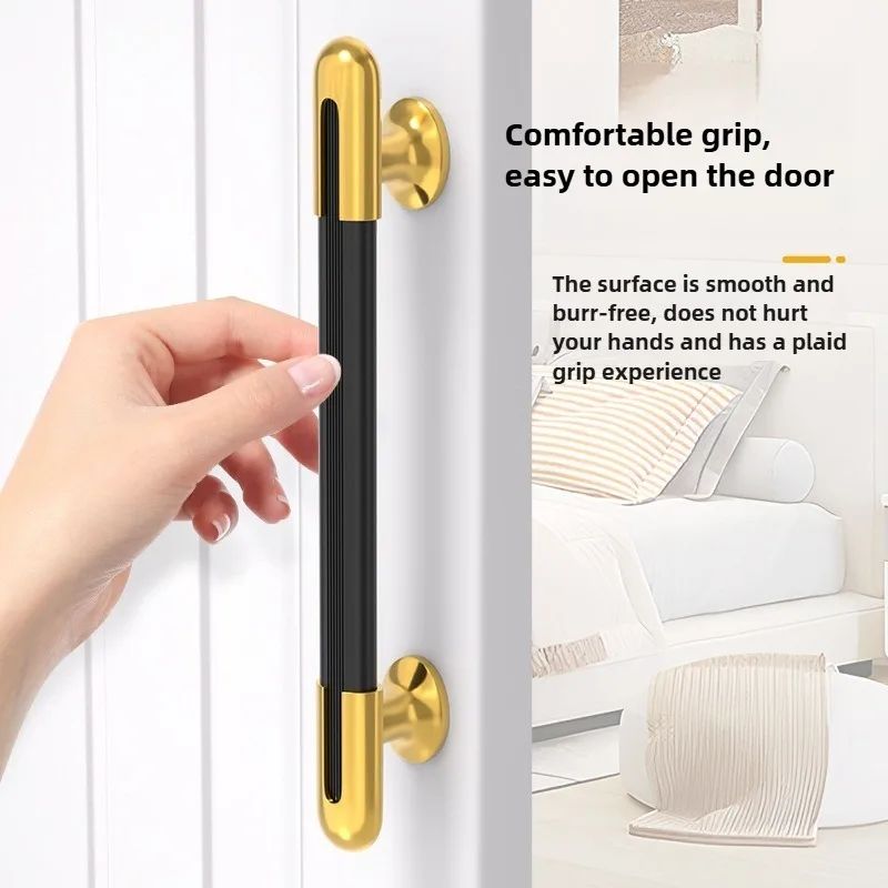 1 Pcs Color block handle for cabinets and drawers aluminum alloy wardrobe handle kitchen cabinet handle drawers Cabinet pulls