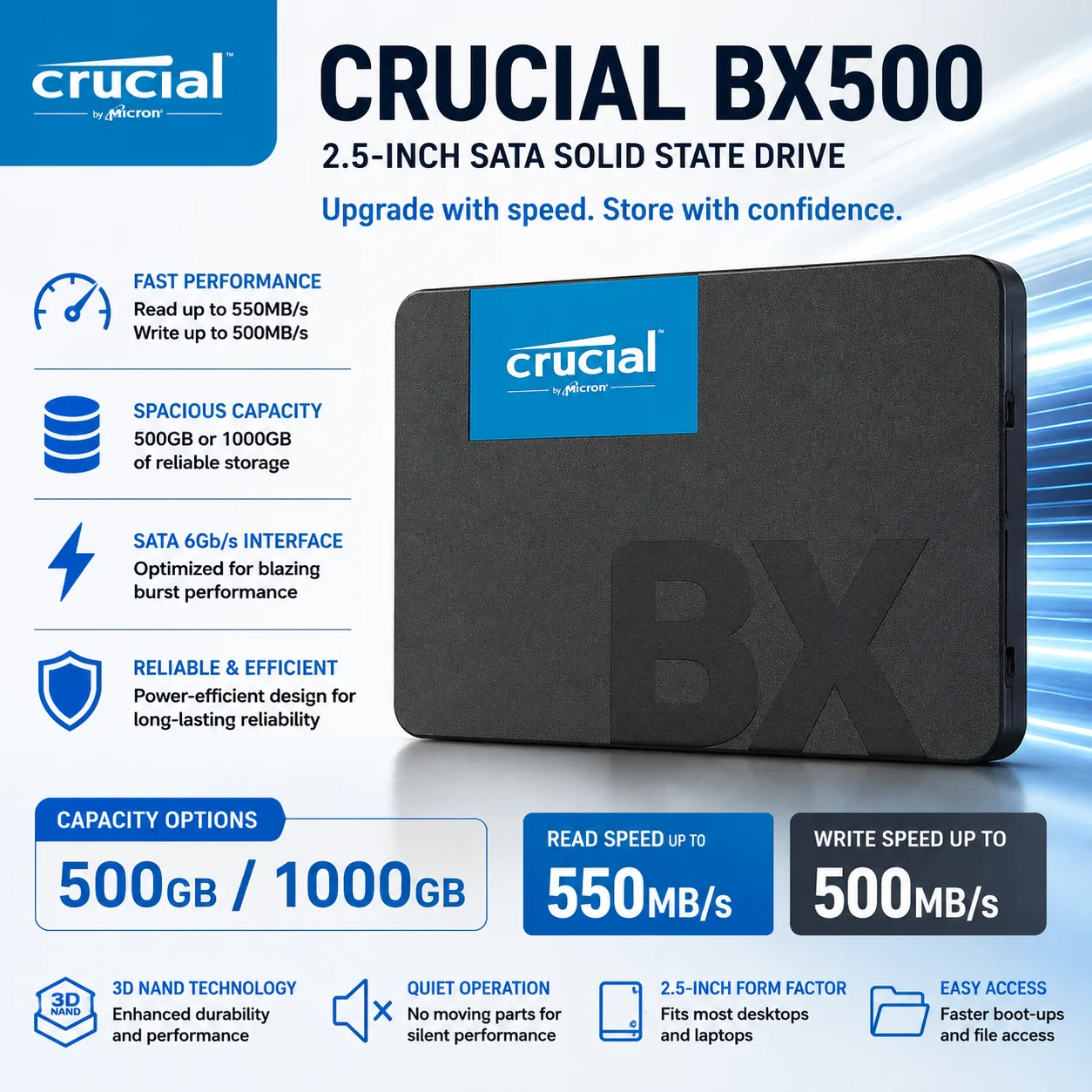 Ssd crucial bx500-AliExpress