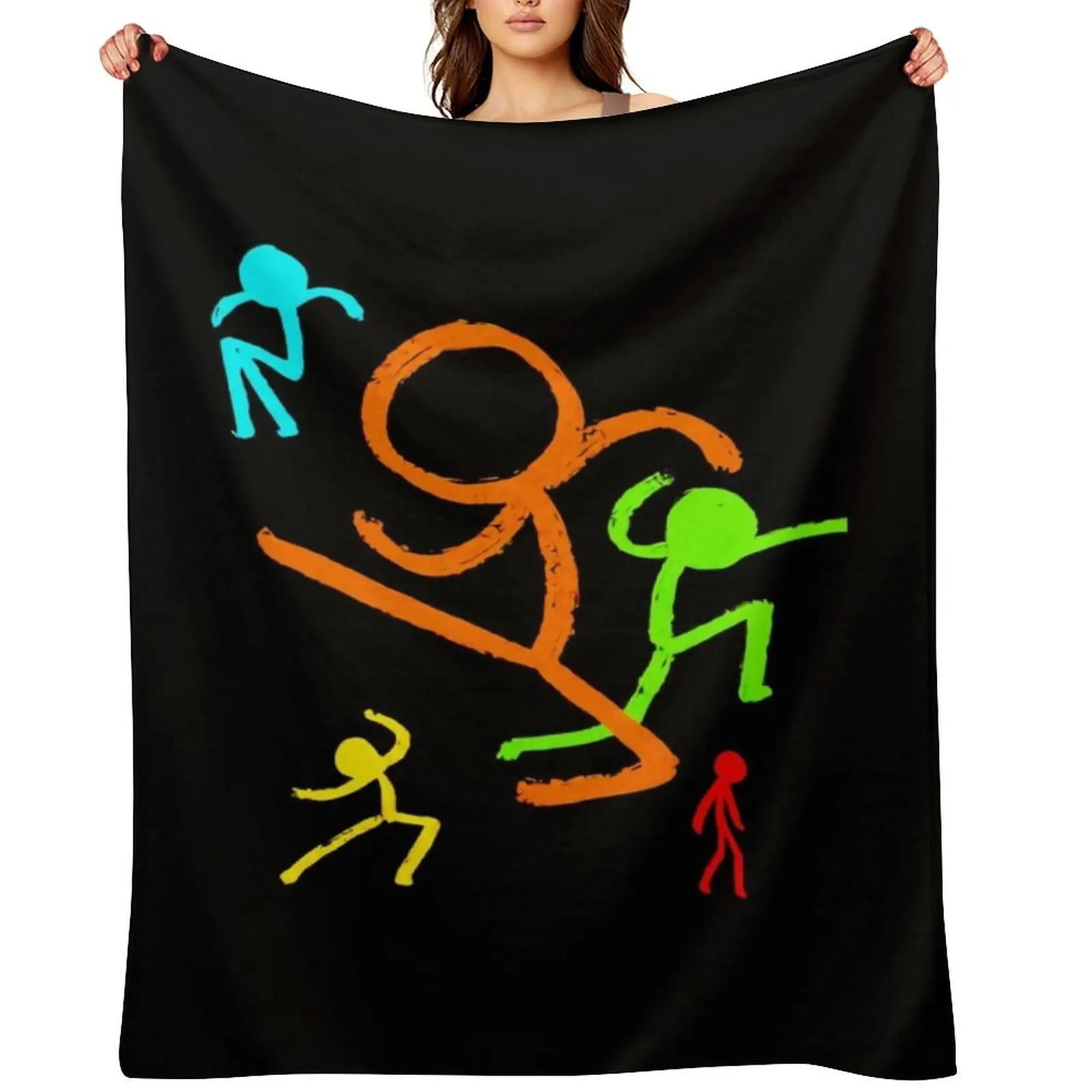 

alan becker Throw Blanket Sofa Throw Soft Loose Luxury Throw Blankets