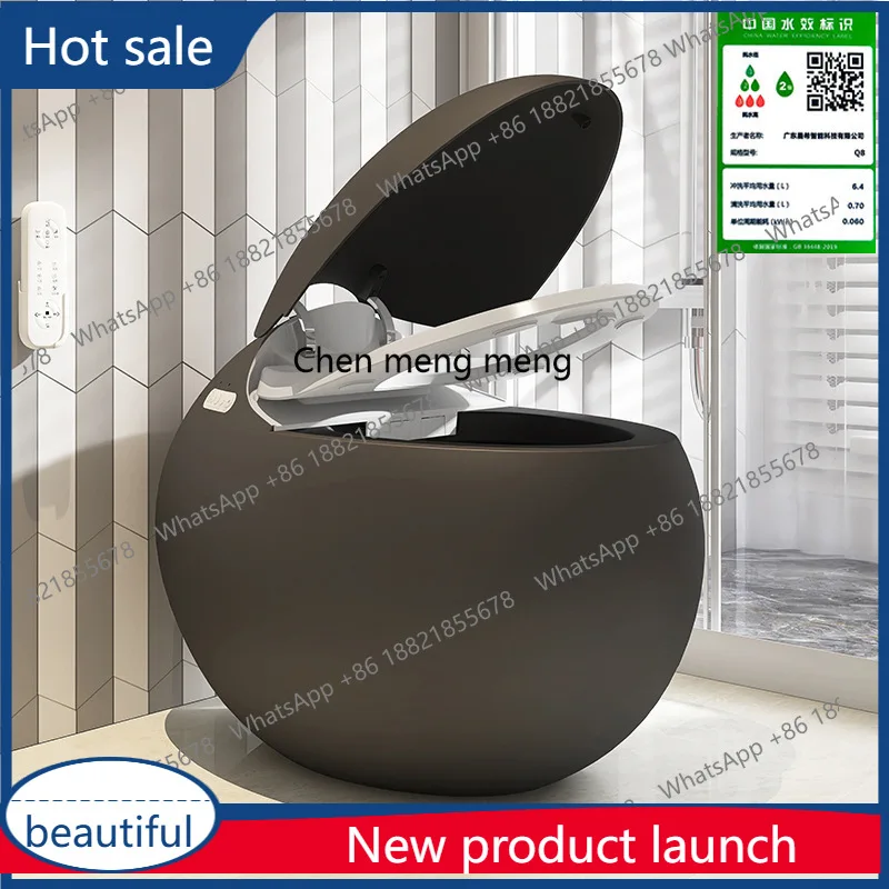 

A13 Egg-shaped smart toilet integrated creative no water pressure limit siphon toilet