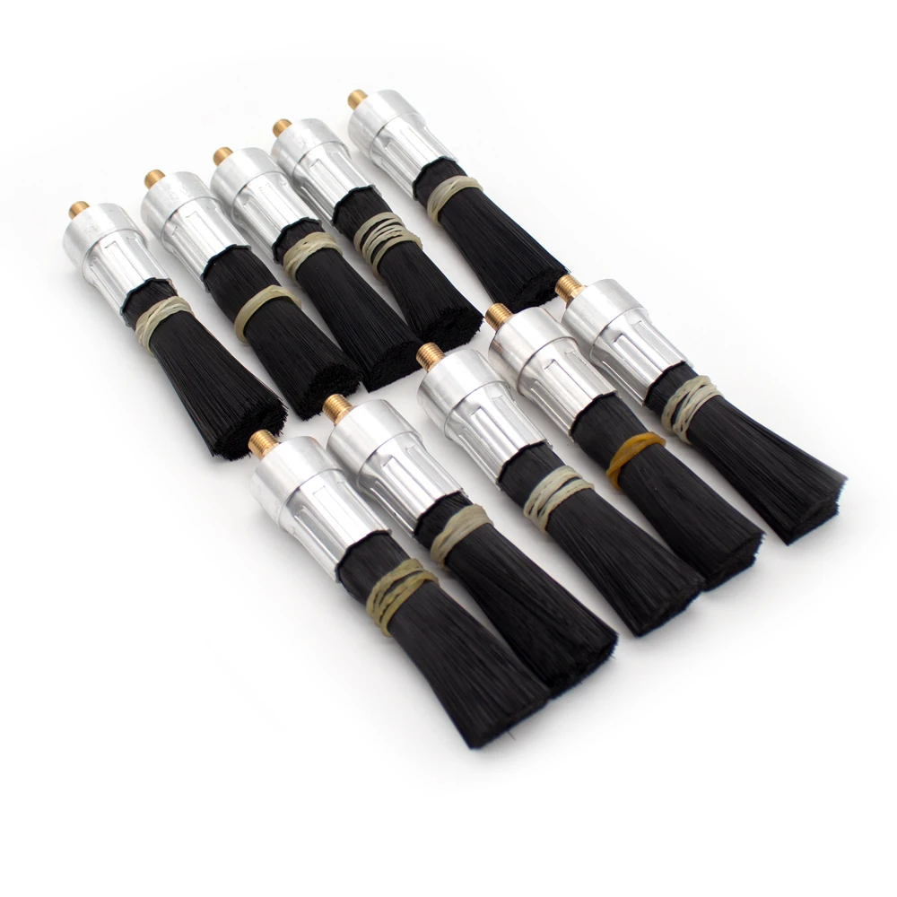 

10 шт., смазочная круглая масляная щетка, цепная смазочная щетка, направляющая, нейлоновая масленка, эскалатор, автоматическая смазочная щетка, резьба M8/M10