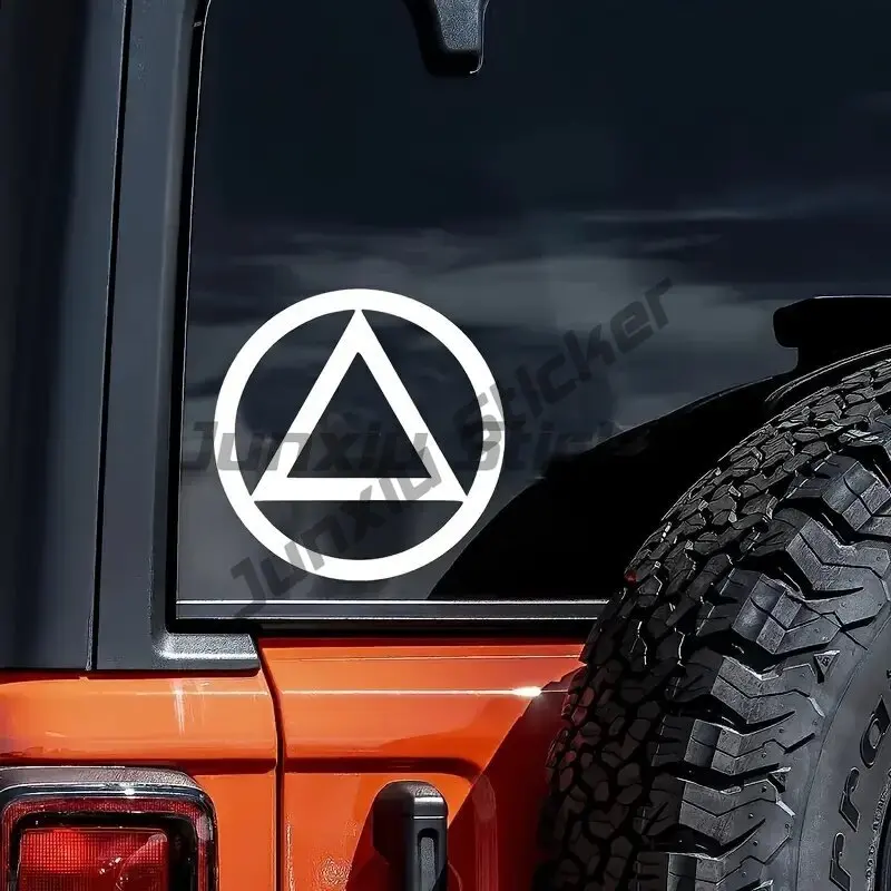 Alcoholics Anonymous Car Sticker - Show Your Support and Spread Awareness,cool&fashion with High Quality Sticker for Cars Trucks