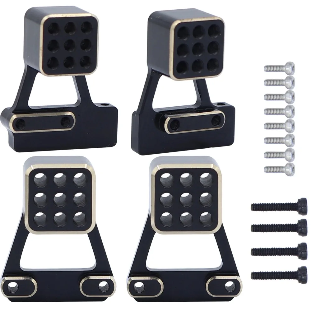 

Brass Shock Absorber Front and Rear Bracket For 1/18 TRX4M Land Rover Bronco RC Car Upgrade Parts