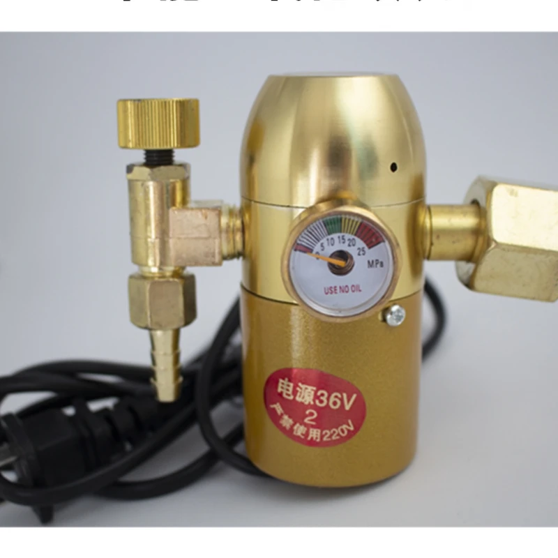 Carbon dioxide meter pressure reducing valve CO2 mixed gas heating meter 36V220v gas shielded welding