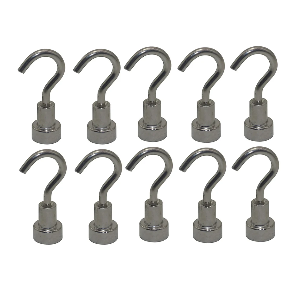 

10 Pcs RV accessories 3.4x1cm Kitchen hooks Magnetic suction cup hook Multi functional strong magnetic suction cup hook