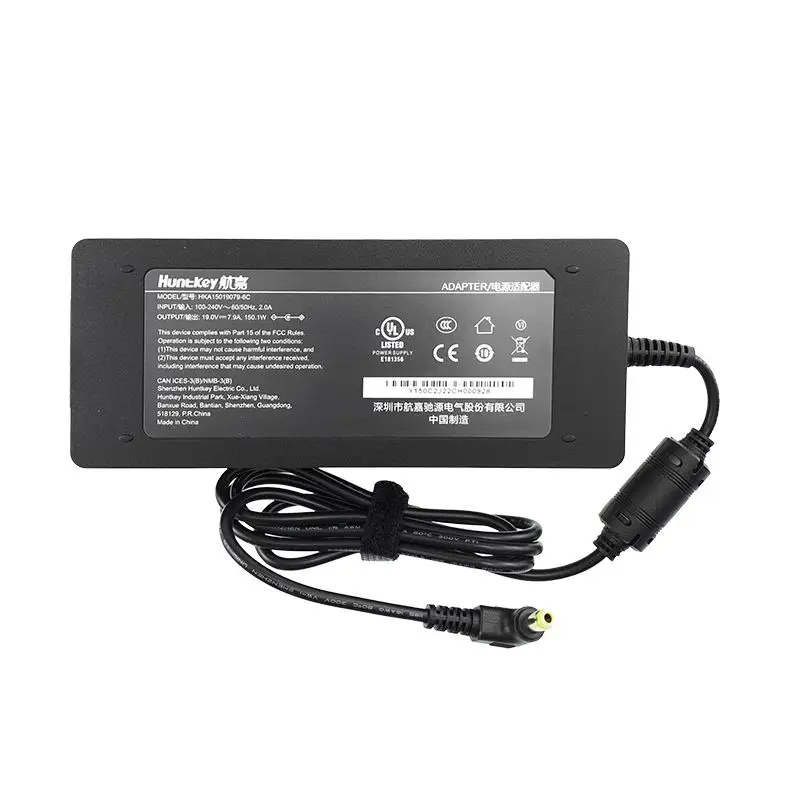 

Huntkey HKA15019079-6C 19V 7.9A AC Adapter Laptop Charger 150.1W Power Supply 5.5*2.5mm