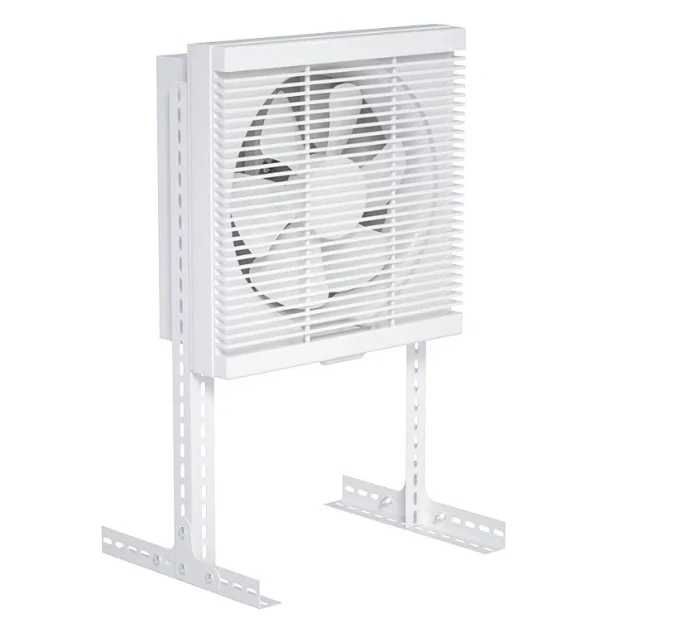 Easy Install Louver Exhaust Fan - No Punching Kitchen Smoke Extractor for Quick & Hassle-Free Ventilation
