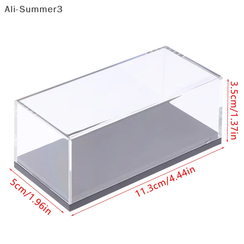 

1 шт., масштаб 1:64, коробка для демонстрации моделей автомобилей, прозрачный акриловый чехол в твердом переплете для модели автомобиля, фигурки, коллекционные миниатюры