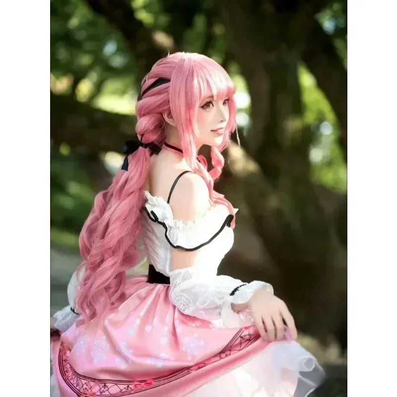 Nikki Cosplay Infinity Nikkii Dolce Rosa Lolita Abito Natale Capodanno Costume Parrucca Donne Gioco di ruolo Vestito Principessa Ragazze Festa