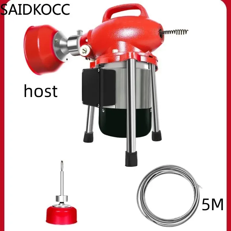 Automatic Dredge Machine GQ-80 Electric Pipe Dredging Sewer Tools Professional Clear Toilet Blockage Drain Cleaning Machine