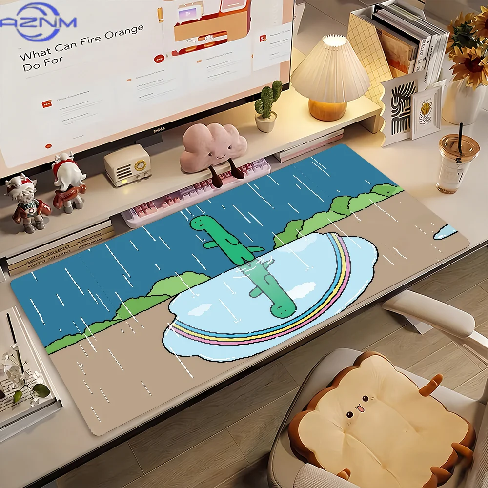 Alfombrilla de ratón con dibujos animados de J-Joguman Studio, alfombrilla antideslizante para escritorio, accesorios para orden
