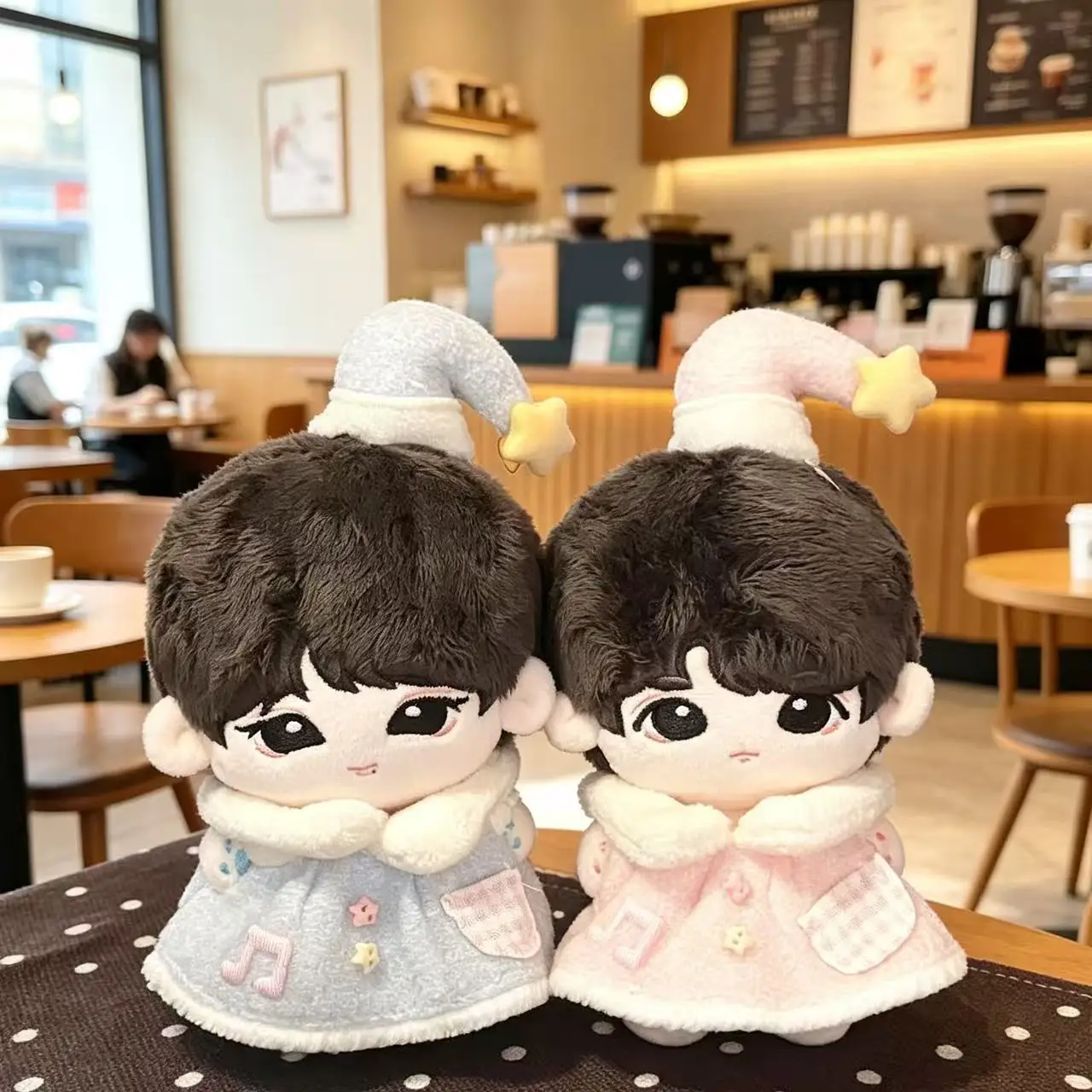 Sweet Dream Series 10cm Cotton Doll Clothes Cute Plush Nightgown Universal No Attribute Doll Sleep Dress Accessories