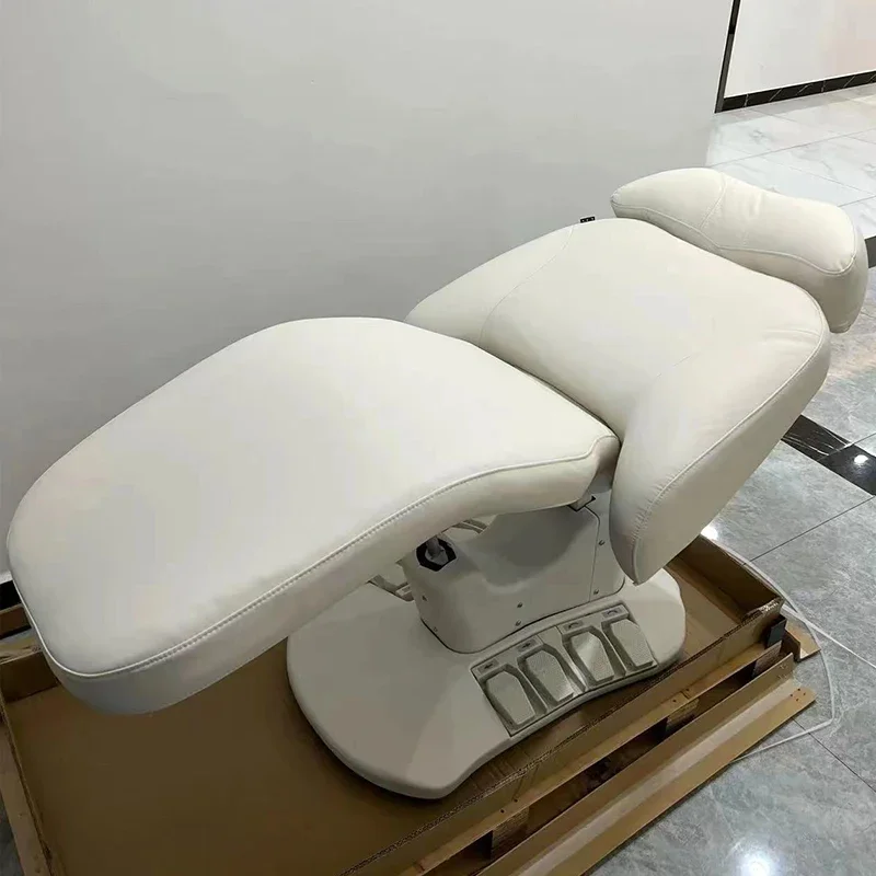 

Simple Electric Automatic Shampoo Chair Barber Shop Half Lying Flushing Bed High-End Rotating Shampoo Chair