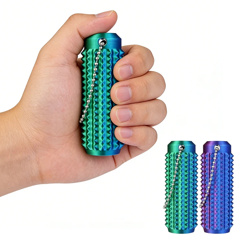 Adults Pain Stim Fidget Toys Reduce Stress Roller Spiky Fidget Keychain for Anxiety Sensory Toys Novelty Gifts for Friends