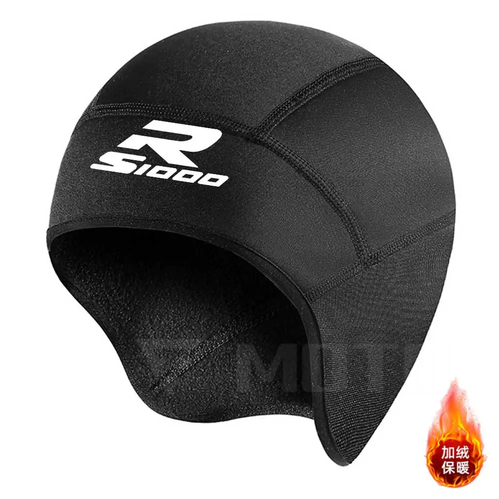 For BMW S1000R Fleece Cycling Caps Waterproof Bike Hats Winter Thermal Bicycle Cap Snow Road Bicycle Hats Sports Warm Cycling