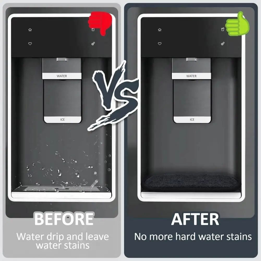 Thicken  Durable Water Dispenser Absorbent Pad Draining Mat 2 Color Kitchen Drain Mat Shaggy   Household Supplies